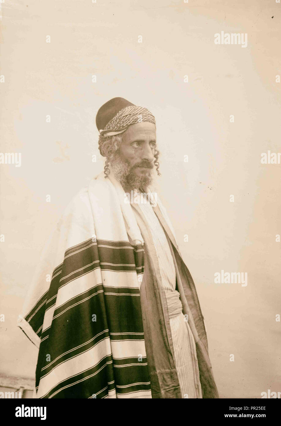 Différents types, etc. Un Juif yéménite. 1900 Banque D'Images