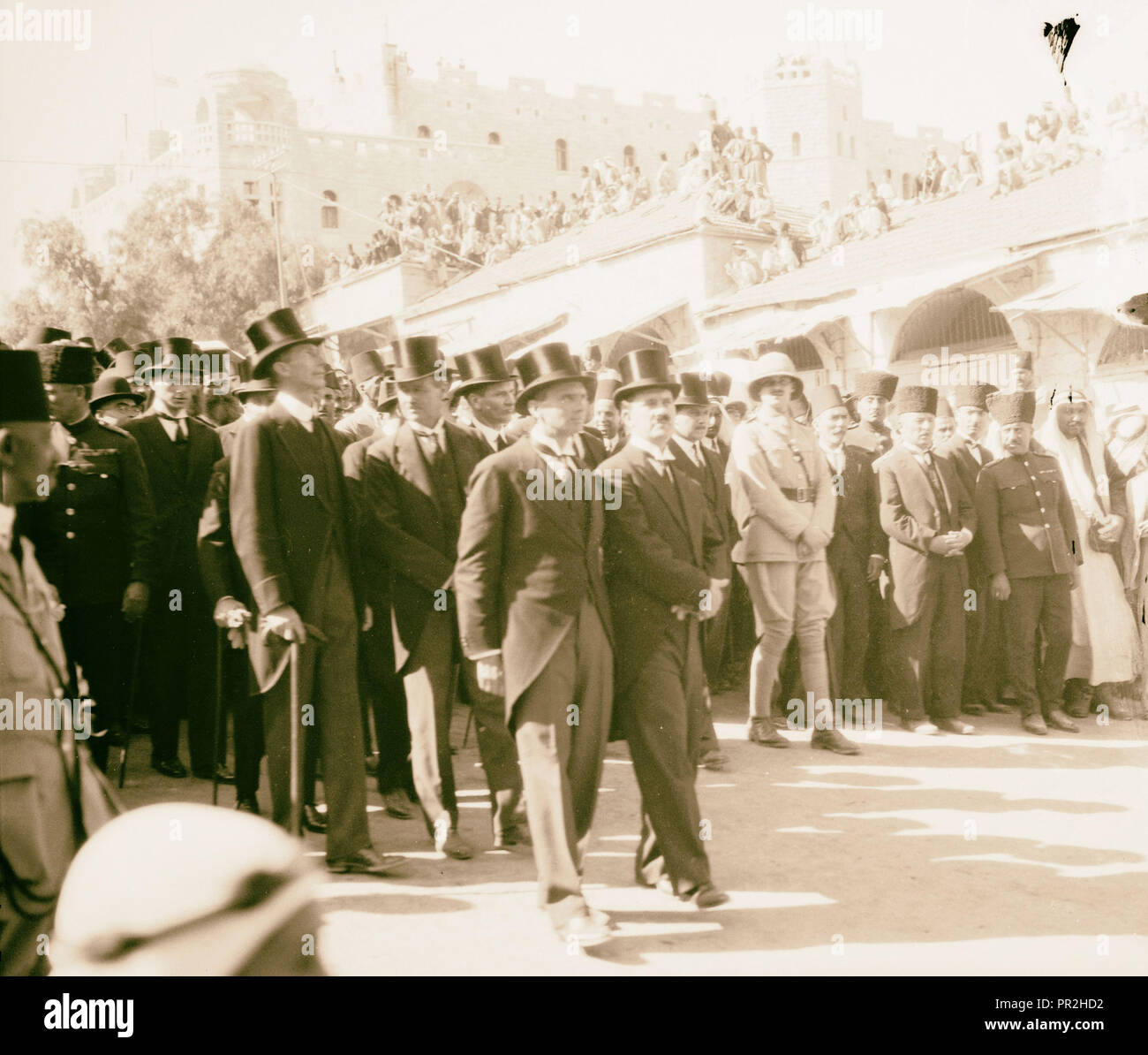 Funérailles du Roi Hussein, Jérusalem, le 4 juin 1931, Israël Banque D'Images