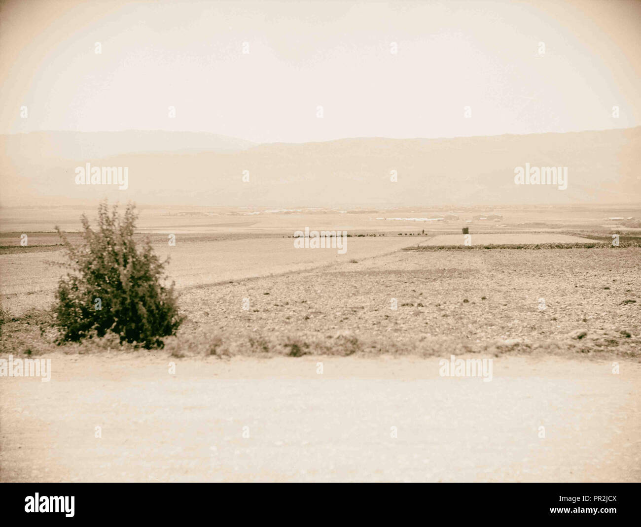 La lutte contre le Liban. Rayak à Damas. L'Bika et Rayak. Aerodome militaire français. 1920, Liban, Biqāʻ Valley Banque D'Images