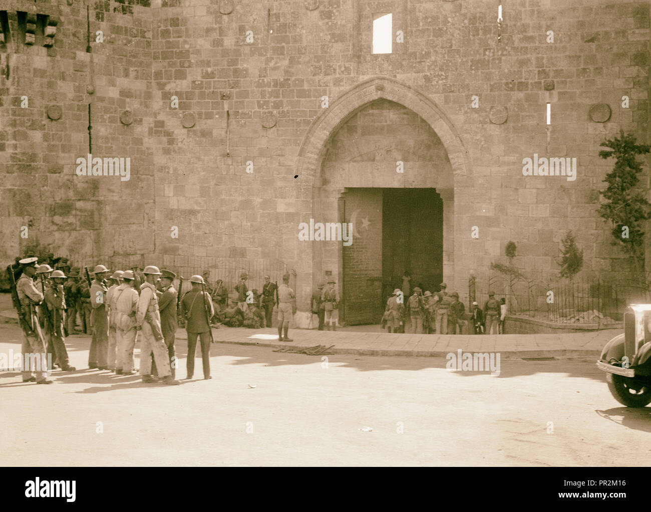 Siège de Jérusalem, le 22 octobre '38, Jérusalem, Israël Banque D'Images