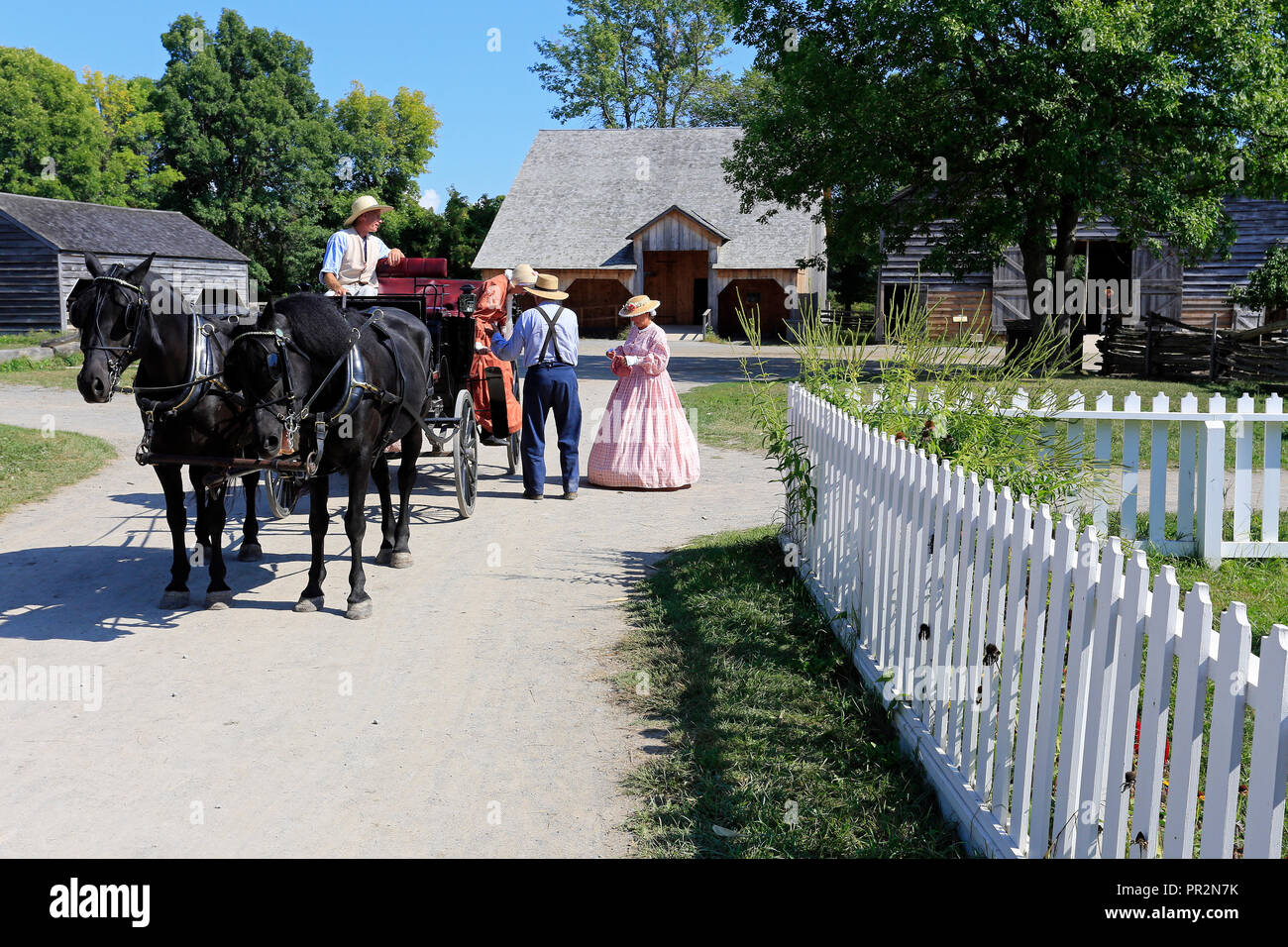 Upper Canada Village, Ontario, Canada Banque D'Images