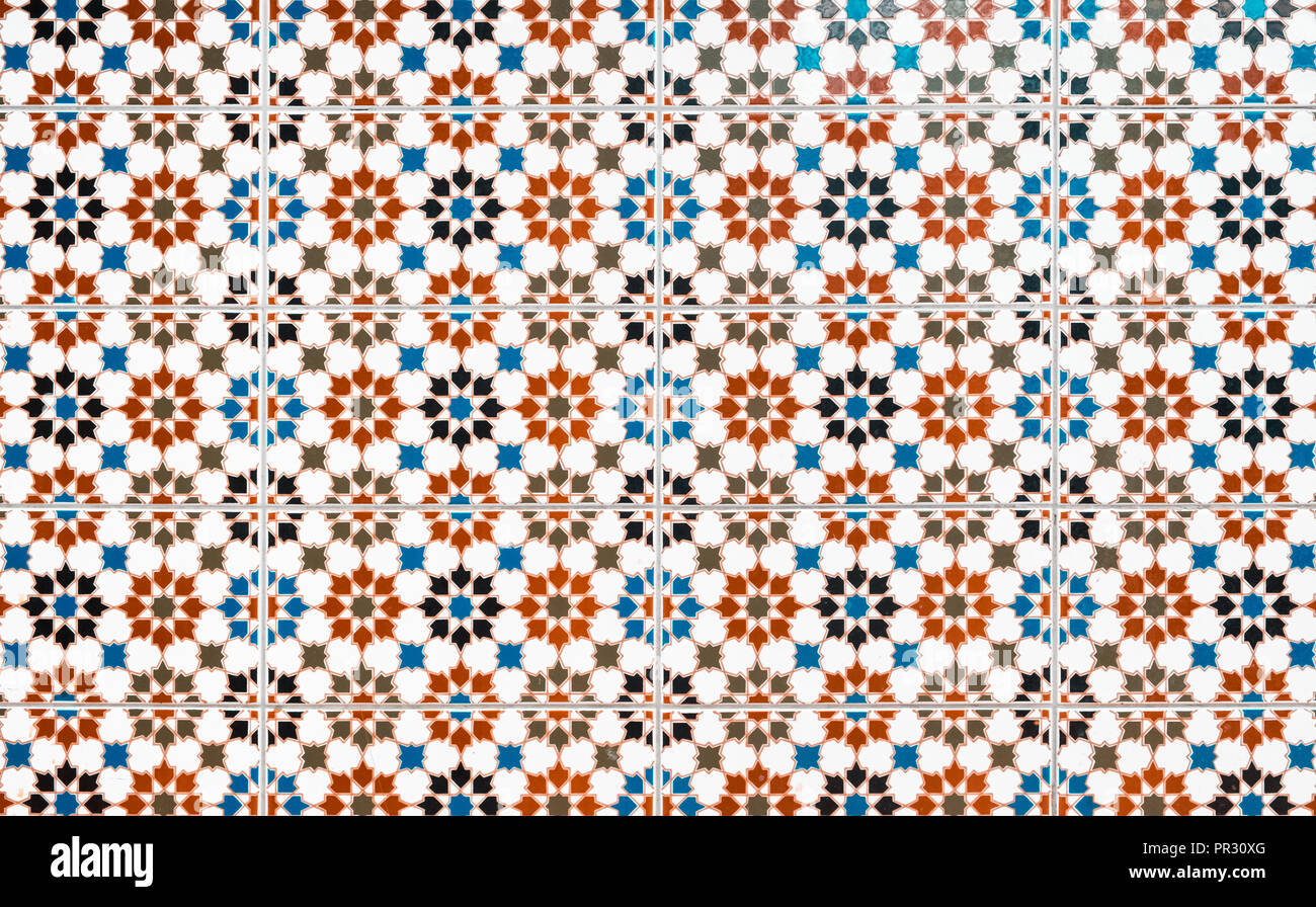 Motif oriental , mosaïque continue définition Banque D'Images