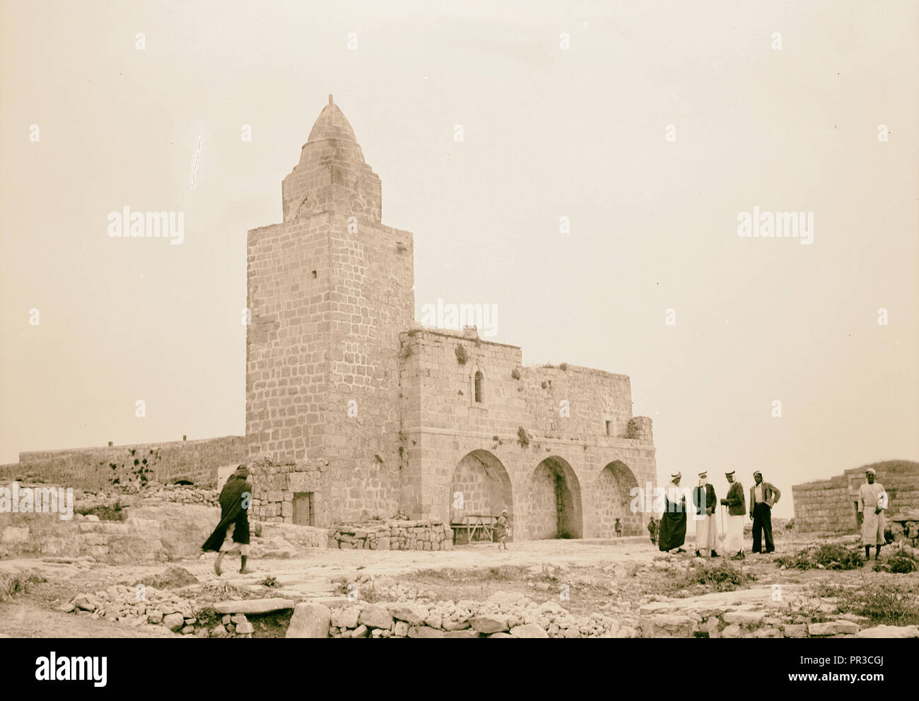 Halhul, village au kilomètre 30 sur la route d'Hébron Neby Yunis culte, Close up. 1940, Cisjordanie, Ḥalḥūl, Moyen-Orient Banque D'Images