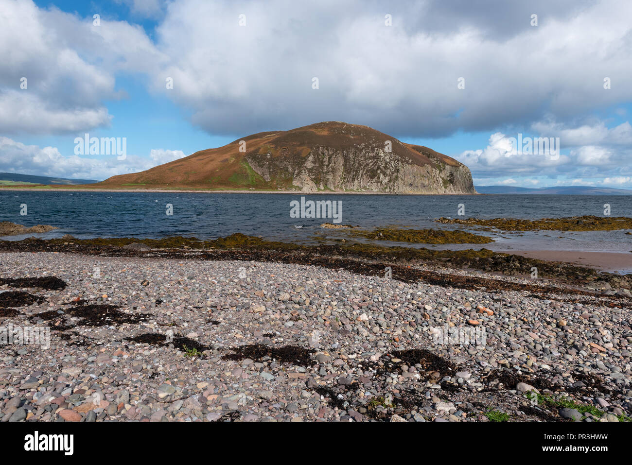 Davaar Island à l'entrée de Campbeltown Loch sur le Mull of Kintyre Scxotland Banque D'Images