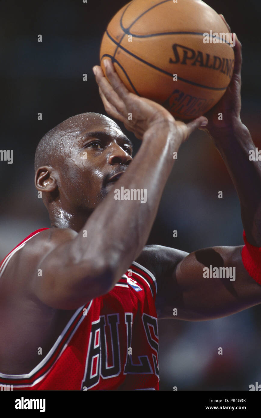 Michael Jordan des Chicago Bulls. Saison 1997-1998 Banque D'Images