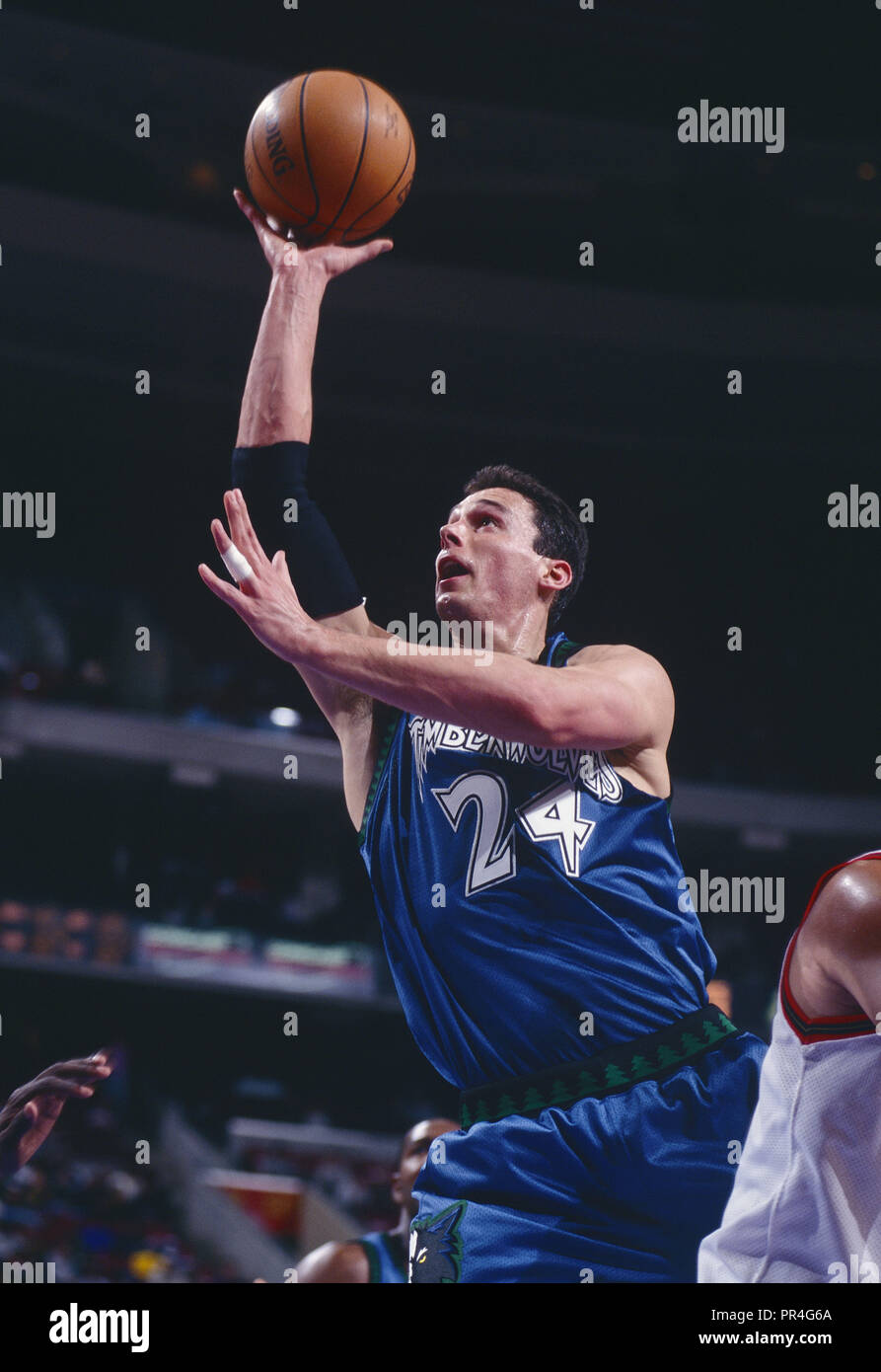 Tom Gugliotta des Minnesota Timberwolves. Saison 1997-1998 Banque D'Images