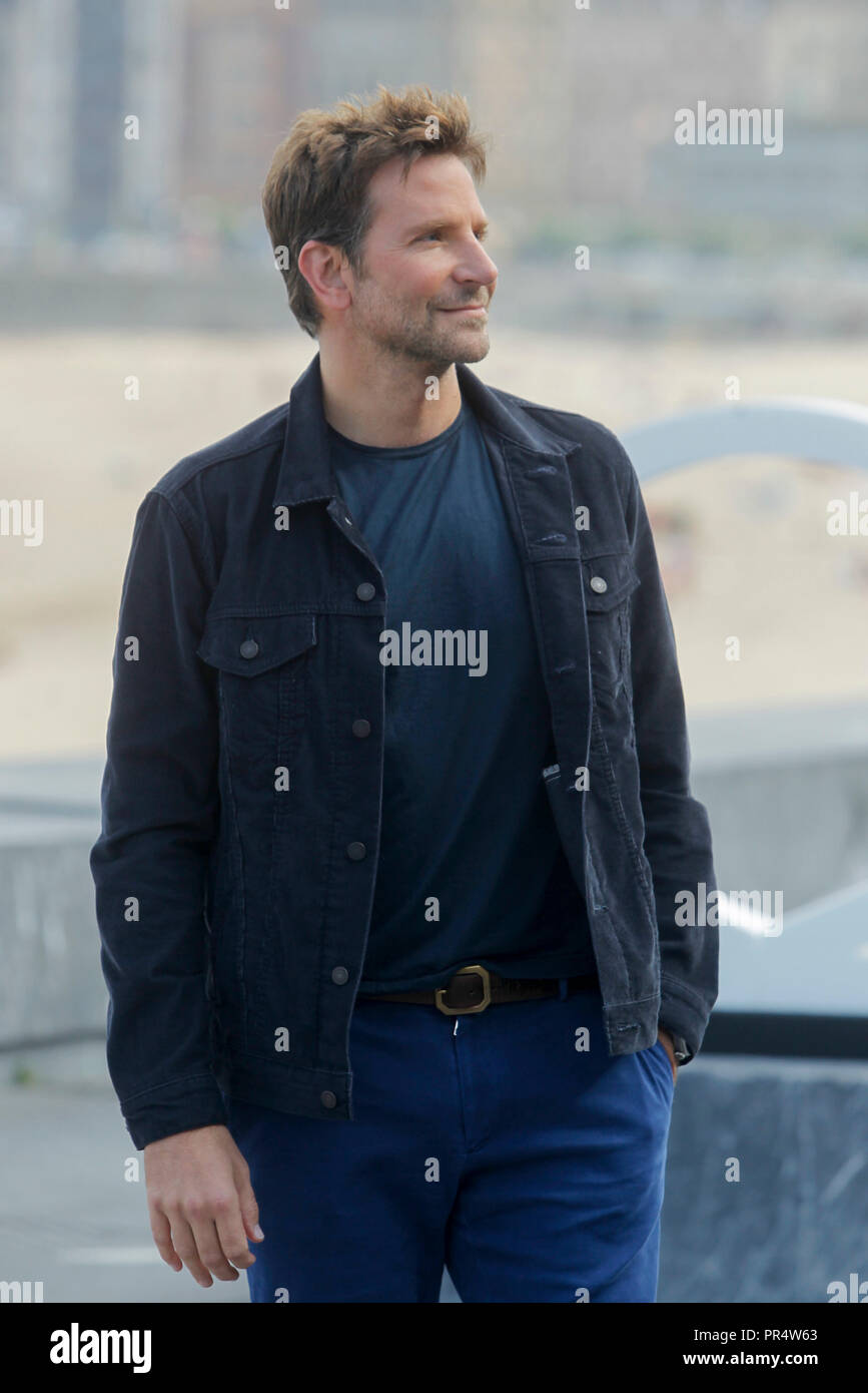 San Sebastian, Espagne. 29 Septembre, 2018. Bradley Cooper assiste à une étoile est née une séance au cours de la 66ème festival du film de San Sebastian Kursaal exposée à San Sebastian, Espagne, le 29 septembre 2018 Crédit : Jimmy Olsen/MediaPunch ***AUCUNE ESPAGNE*** Crédit : MediaPunch Inc/Alamy Live News Banque D'Images