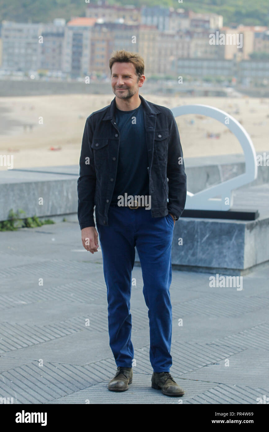 San Sebastian, Espagne. 29 Septembre, 2018. Bradley Cooper assiste à une étoile est née une séance au cours de la 66ème festival du film de San Sebastian Kursaal exposée à San Sebastian, Espagne, le 29 septembre 2018 Crédit : Jimmy Olsen/MediaPunch ***AUCUNE ESPAGNE*** Crédit : MediaPunch Inc/Alamy Live News Banque D'Images