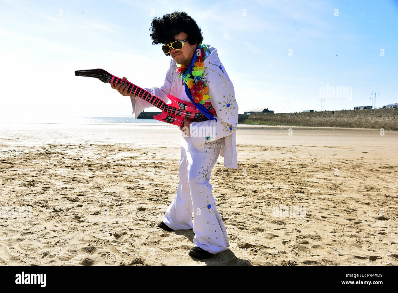 Porthcawl Festival Elvis, dans le sud du Pays de Galles, 2018 Banque D'Images