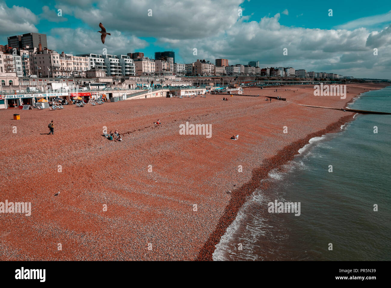 East Beach, Brighton, Sussex, Angleterre Banque D'Images