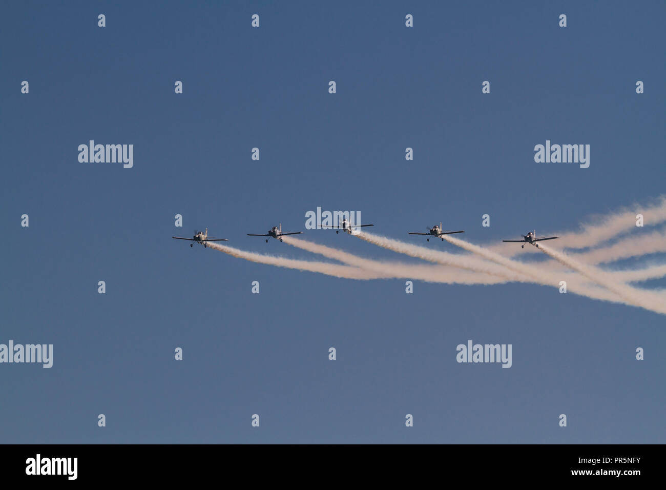 Bournemouth, Royaume-Uni - Bournemouth Air Festival 2018 L'équipe de démonstration de l'équipe de Raven avion show le 2 septembre 2018 à Bournemouth. Banque D'Images