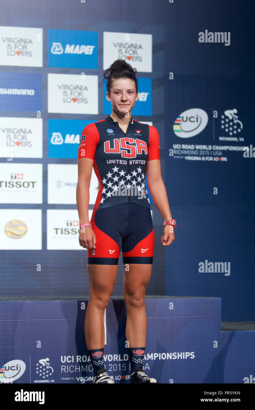 Championnat du monde de cyclisme 2015 à Richmond, Virginie Banque D'Images