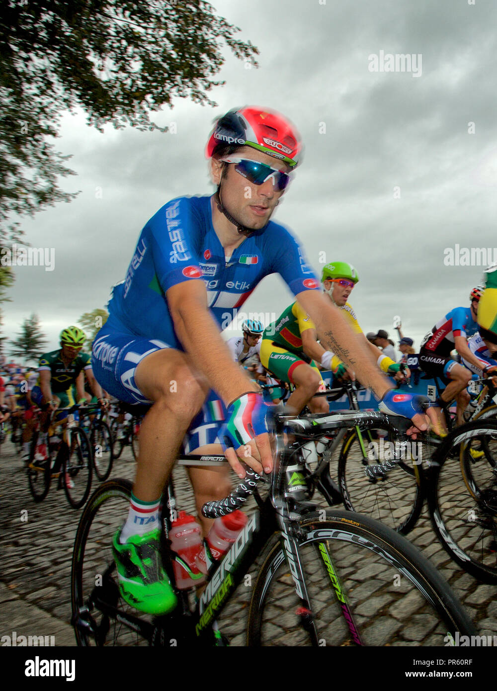 Championnat du monde de cyclisme 2015 à Richmond, Virginie Banque D'Images