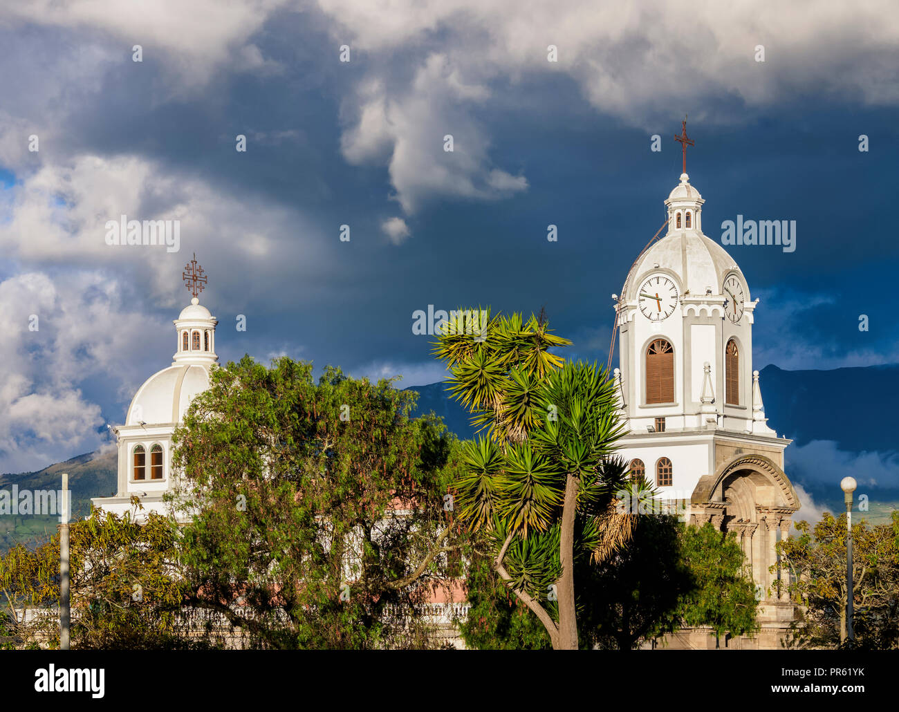 Église de San Antonio, Riobamba, province de Chimborazo, Équateur Banque D'Images