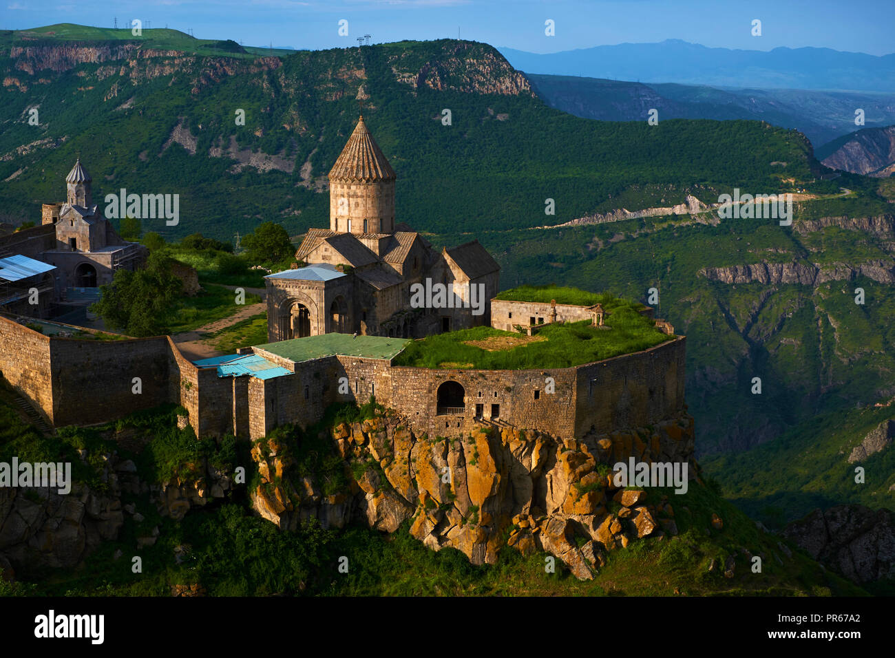 L'Arménie, la province de Syunik, monastère de Tatev Banque D'Images