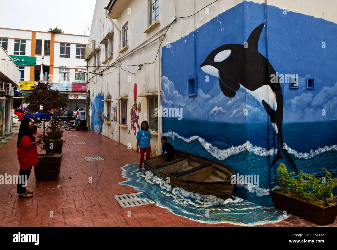 La Malaisie, Mersing Banque D'Images