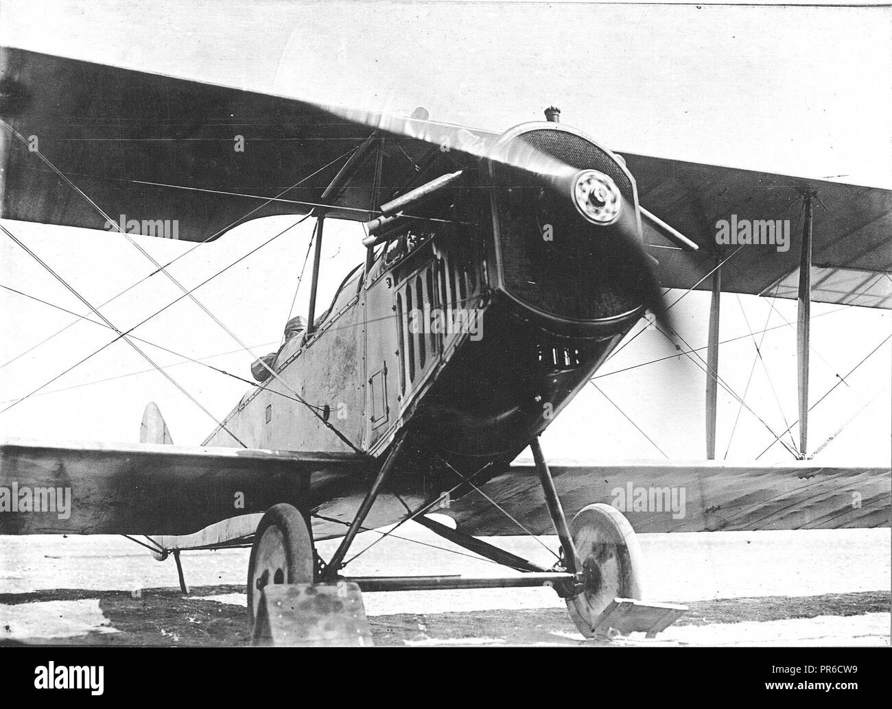 8/15/1918 - Domaine Taliaferro, Fort Worth, Texas. Vue d'avion sur domaine Banque D'Images