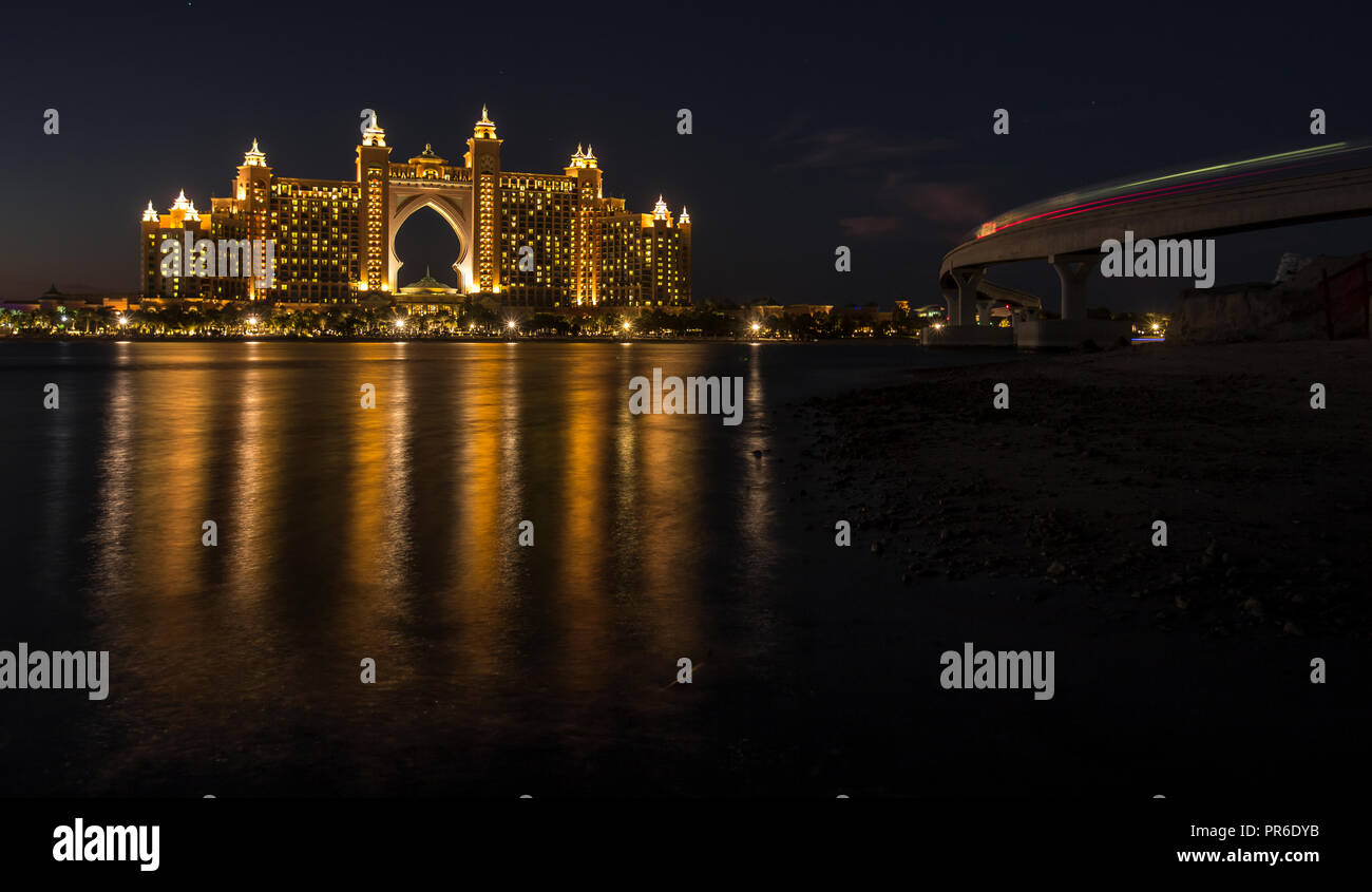 Atlantis Palm Jumeirah à Dubai Banque D'Images