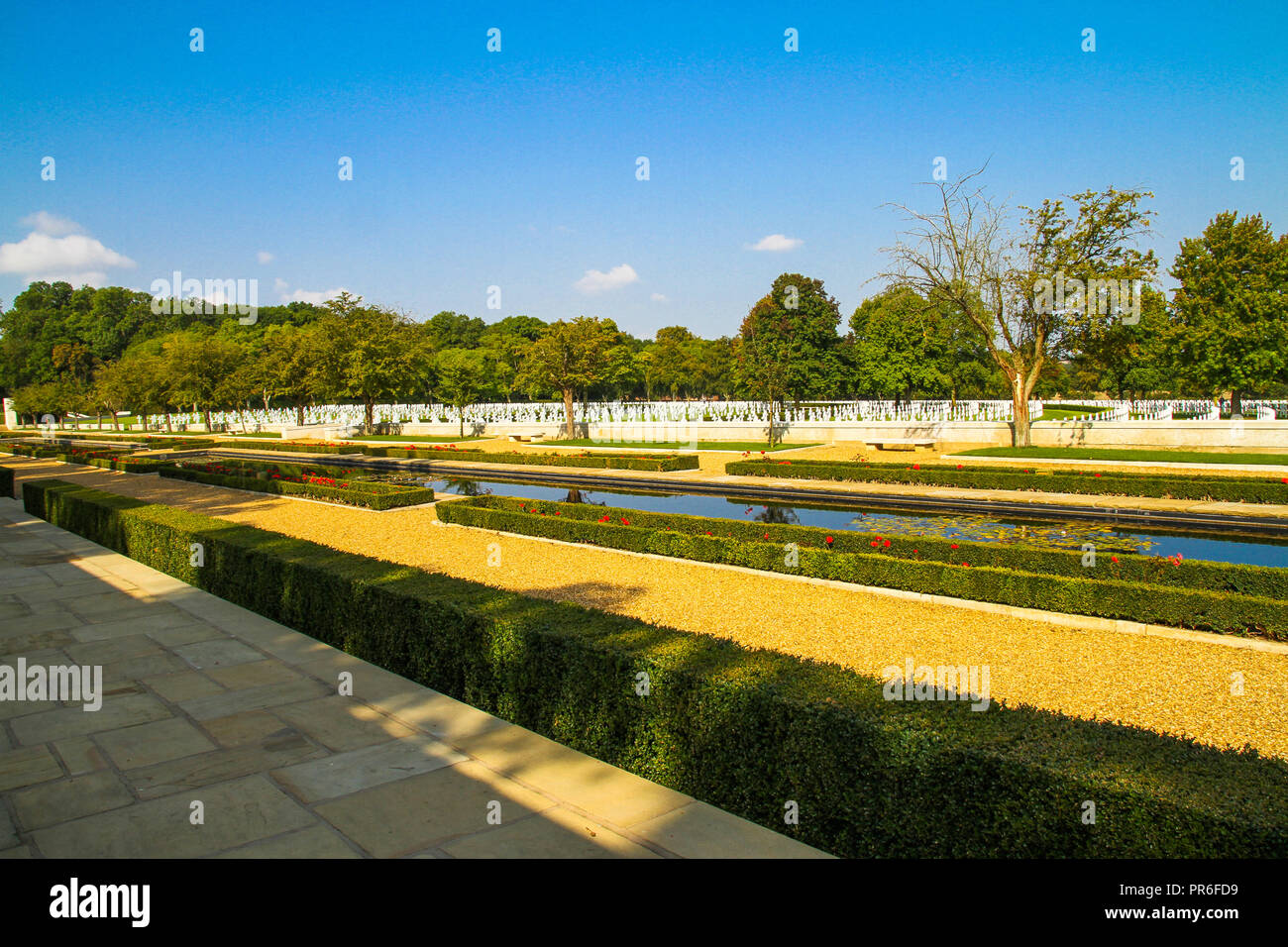 Cimetière Américain de Cambridge près de Madingley à Cambridge, Angleterre Banque D'Images