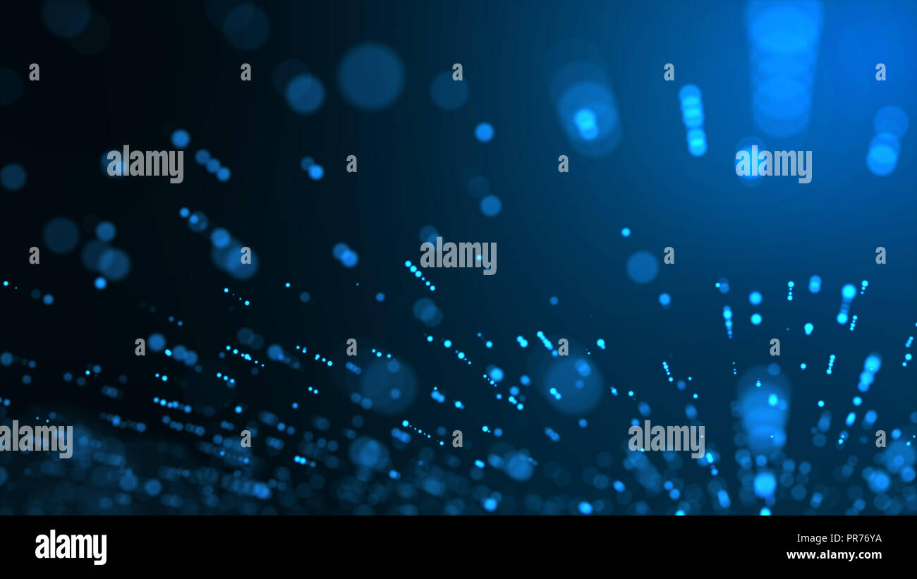 Vitesse technologie concept abstrait. avec la lumière et de rayures de flou déménagement rapide sur fond sombre. Banque D'Images