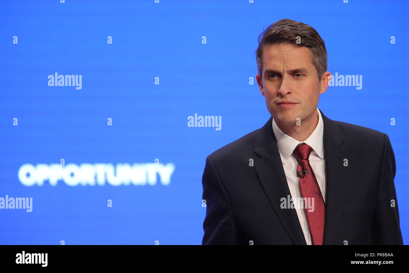 GAVIN WILLIAMSON MP 2018 Banque D'Images