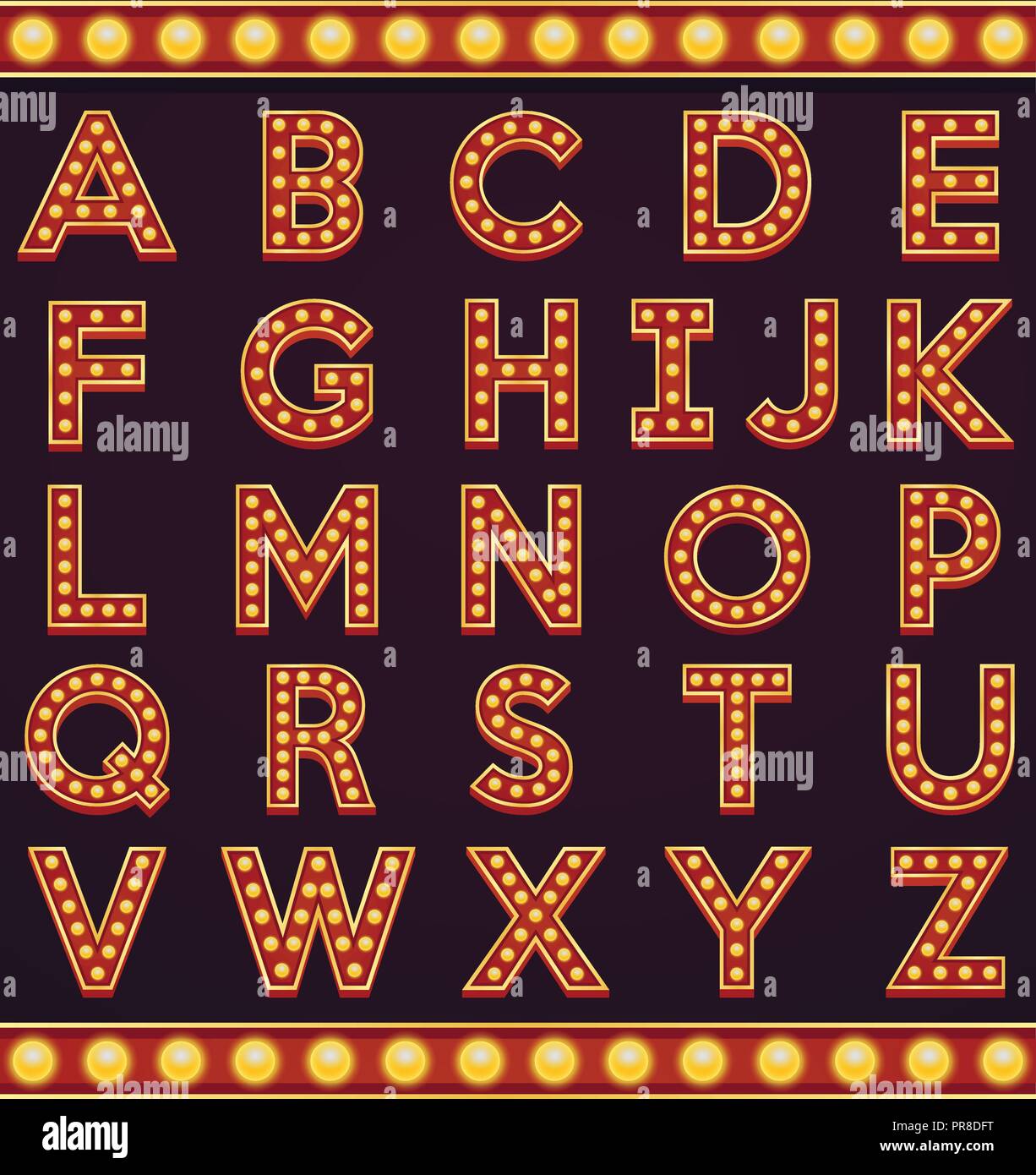 Details about   Style T Bois Led Marquis Lettres Alphabet Symbole Signe Vintage Cirque Lumières