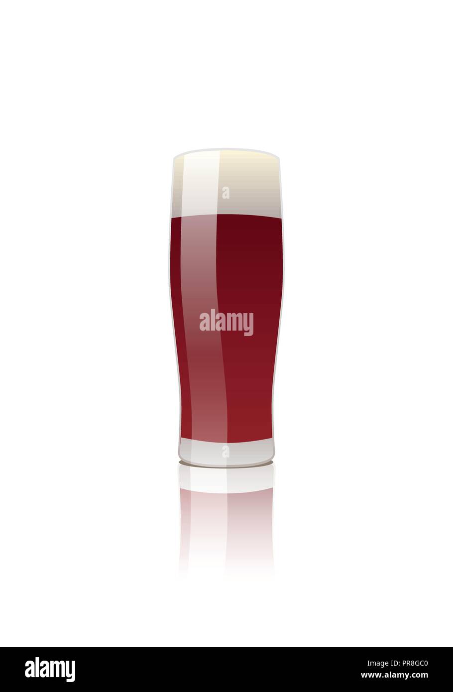 Verre de bière. Vector isolated Illustration de Vecteur