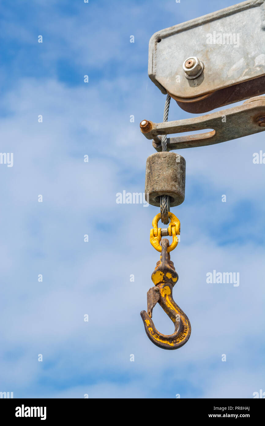 Des scènes du port autour de Newquay, Cornwall. Métaphore « réduction de la charge lourde ». Banque D'Images