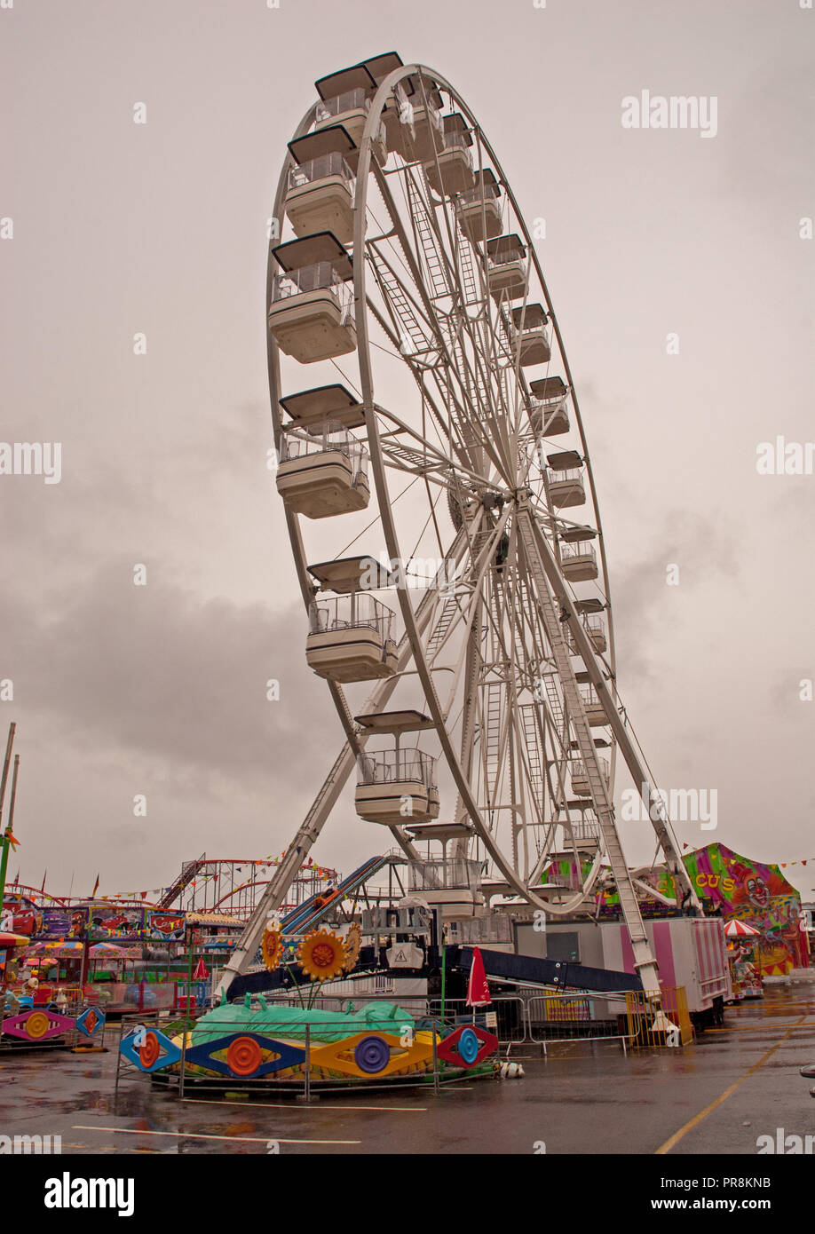 Barry Island sous la pluie. Septembre 2018 Banque D'Images