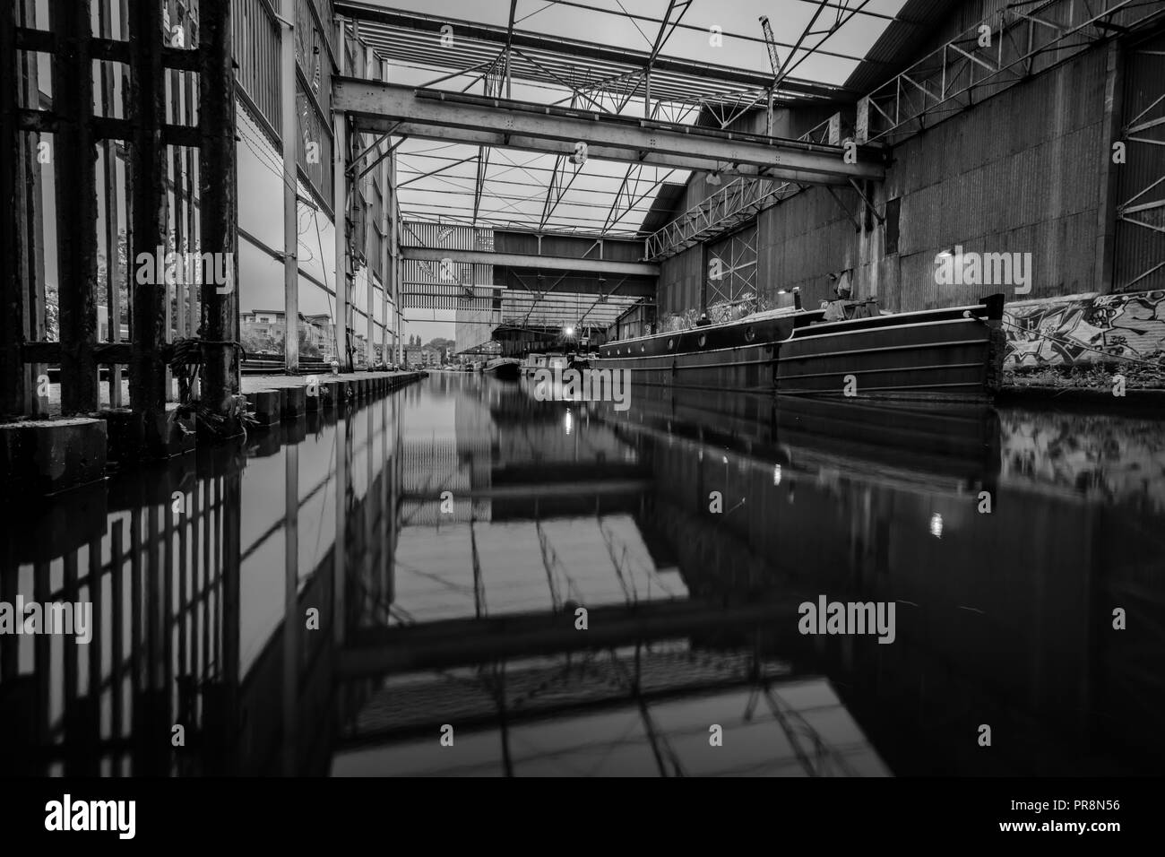 Entrepôt Canal Brentford Banque D'Images