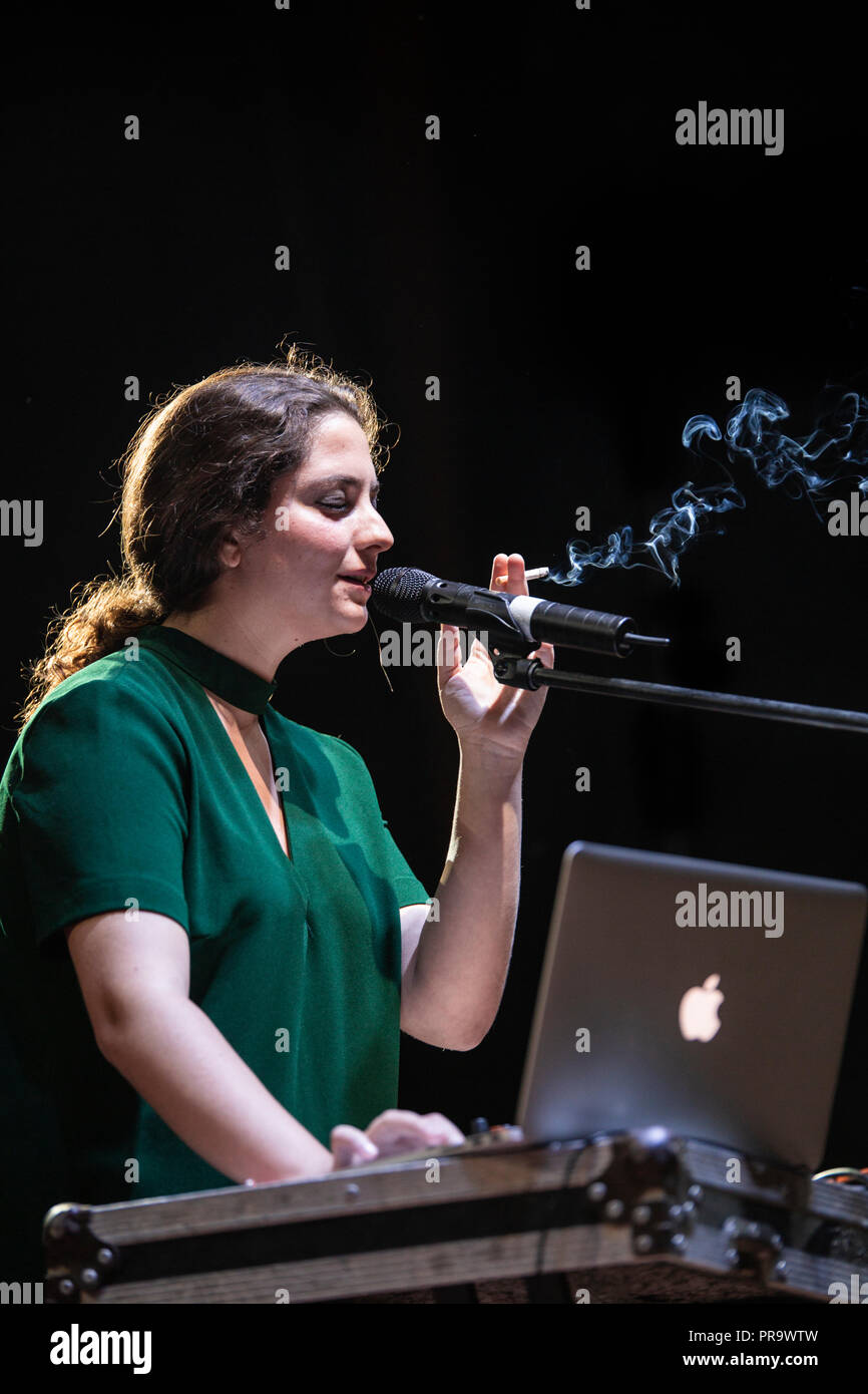 Barcelone, Espagne. 22 septembre, 2018. Les concerts par Nadah el Shazly à 'La Mercè'. Banque D'Images