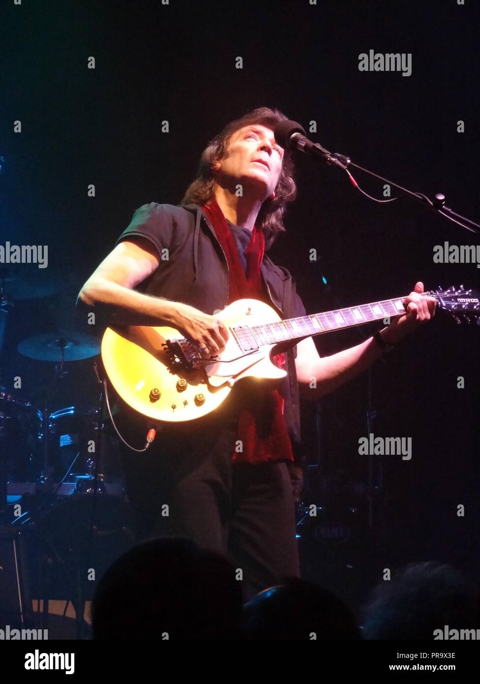 Steve Hackett Vivre à Leamington Banque D'Images