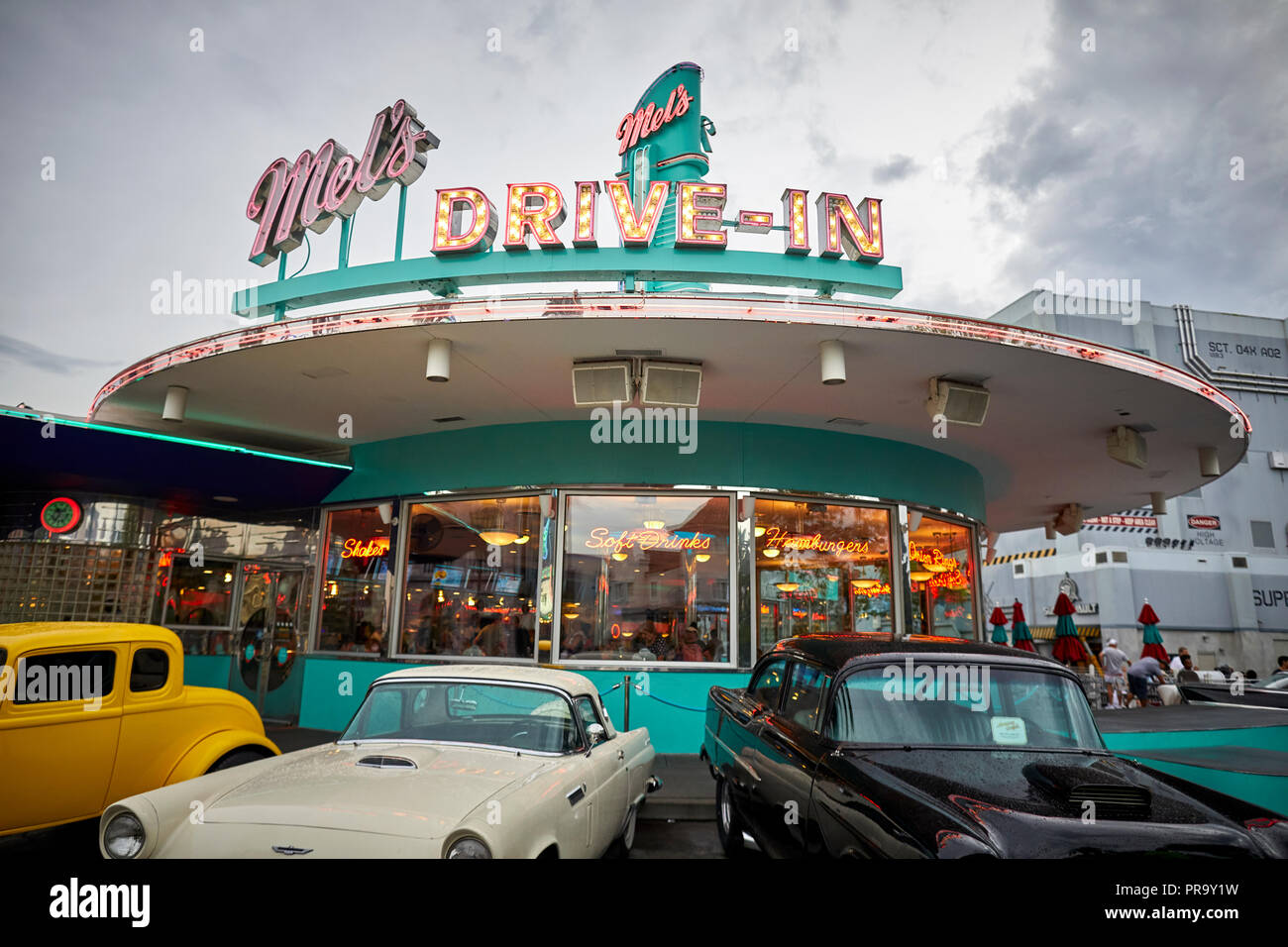 Mel's Drive à dîner à Universal Studios Orlando Flordia Photo Stock - Alamy