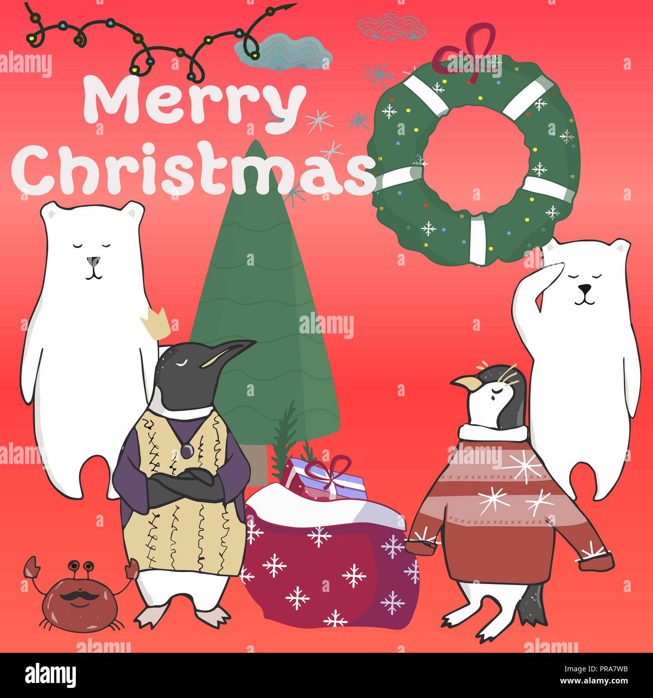 Drole Et Mignon Pingouins Arbre De Noel Joyeux Noel Et Bonne Annee Carte Carte De Noel Dans Le Style Cartoon Vector Illustration Image Vectorielle Stock Alamy Drole Et Mignon Pingouins Arbre De Noel Joyeux Noel Et Bonne Annee Carte Carte De Noel Dans Le Style Cartoon Vector Illustration Image Vectorielle Stock Alamy