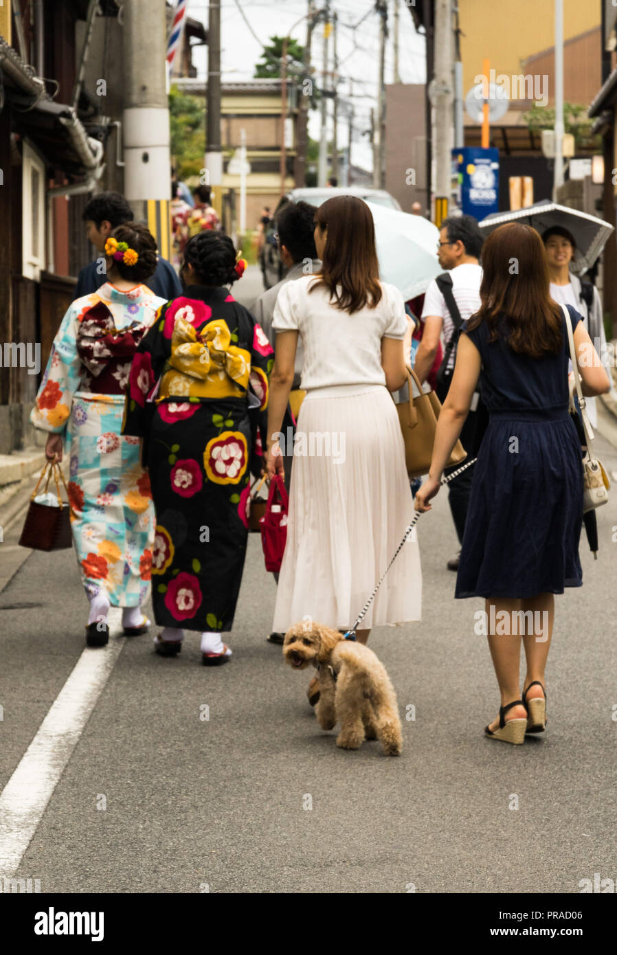 Scène de rue, Kyoto, Japon Banque D'Images