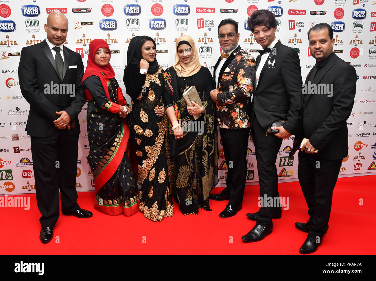 Londres, Royaume-Uni. Septembre 30, 2018. Restaurant asiatique à emporter & Prix | ARTA 2018 de l'InterContinental London - l'O2, Londres, Royaume-Uni. Le 30 septembre 2018. Credit Photo : Alamy/Capital Live News Banque D'Images