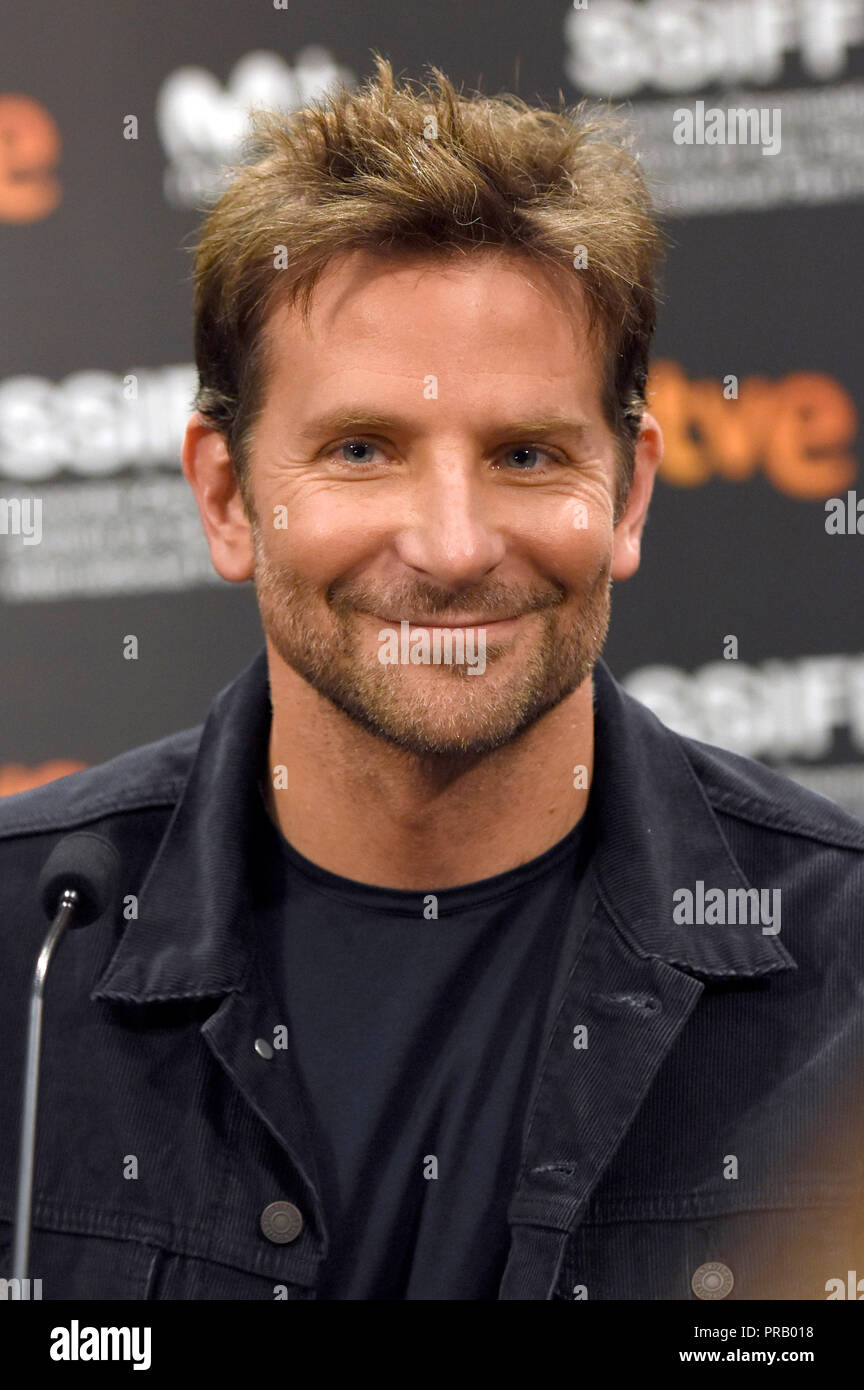 San Sebastian, Espagne. Sep 29, 2018. Bradley Cooper à l 'une étoile est née' conférence de presse au 66e Festival International du Film de San Sebastian/Festival Internacional de Cine de San Sebastián du Kursaal. San Sebastian, 29.09.2018 | Conditions de crédit dans le monde entier : dpa/Alamy Live News Banque D'Images