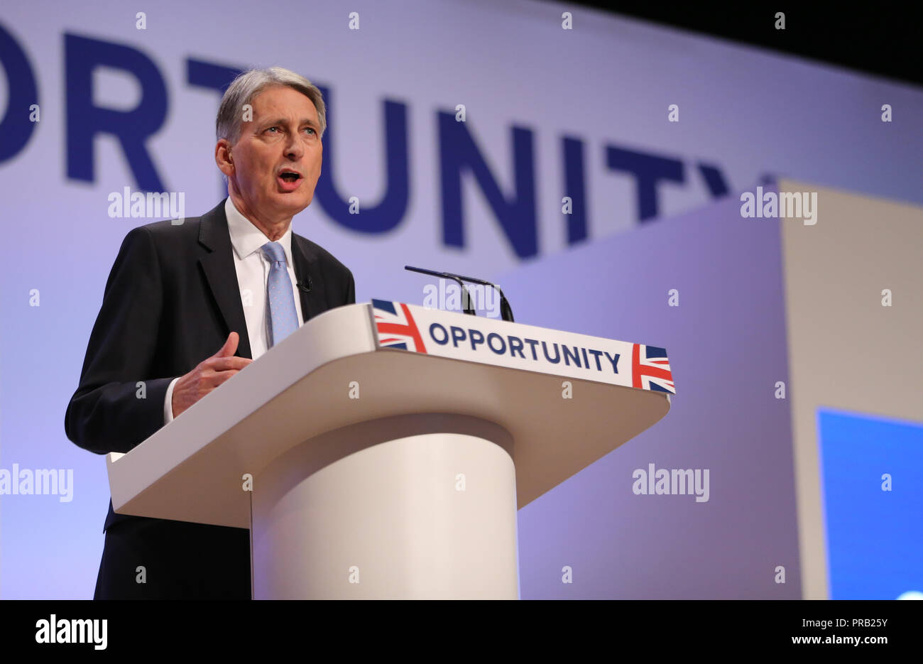 PHILIP HAMMOND MP, 2018 Banque D'Images