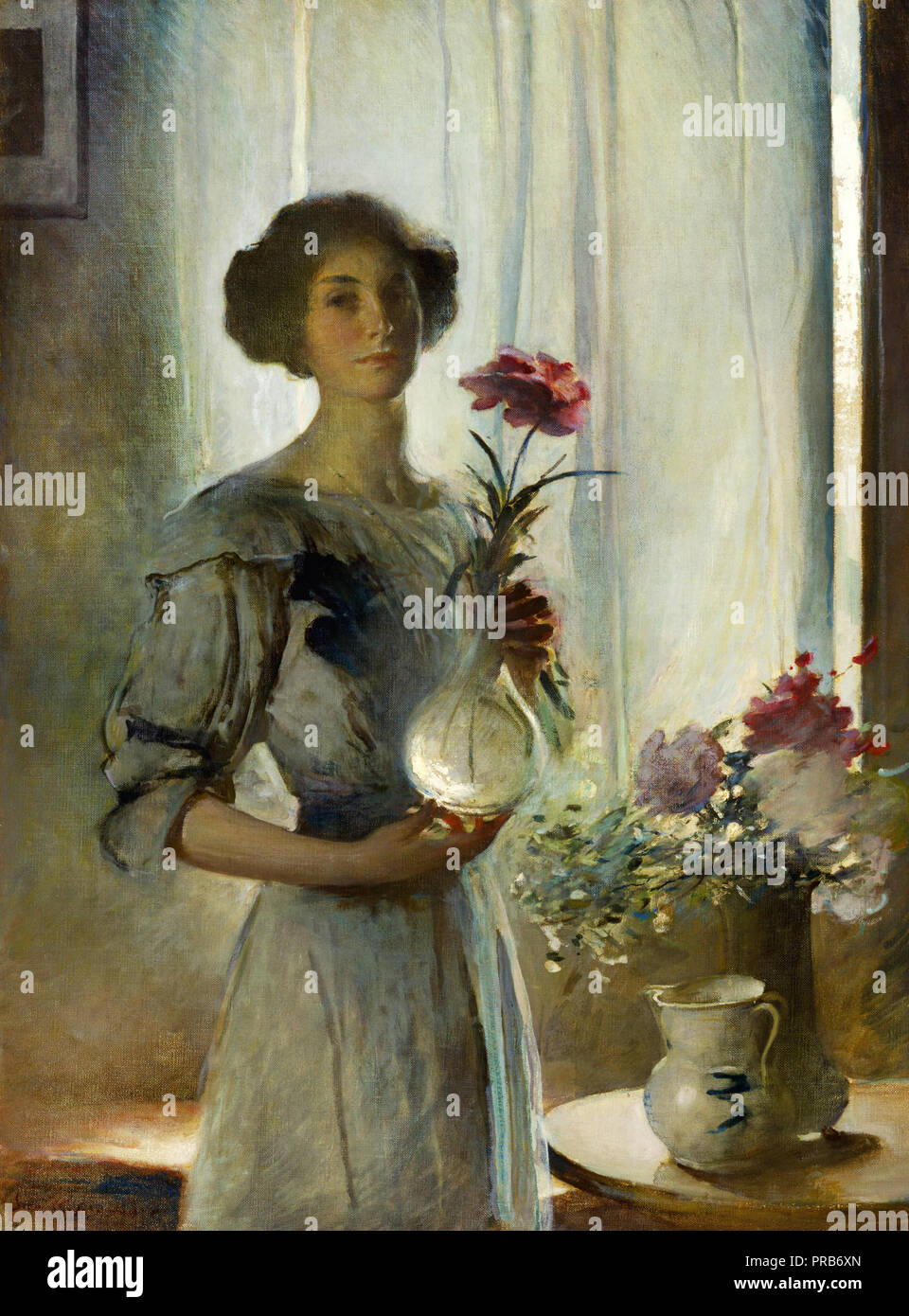John White Alexander, juin, vers 1911 huile sur toile, Smithsonian American Art Museum, Washington, D.C., USA. Banque D'Images