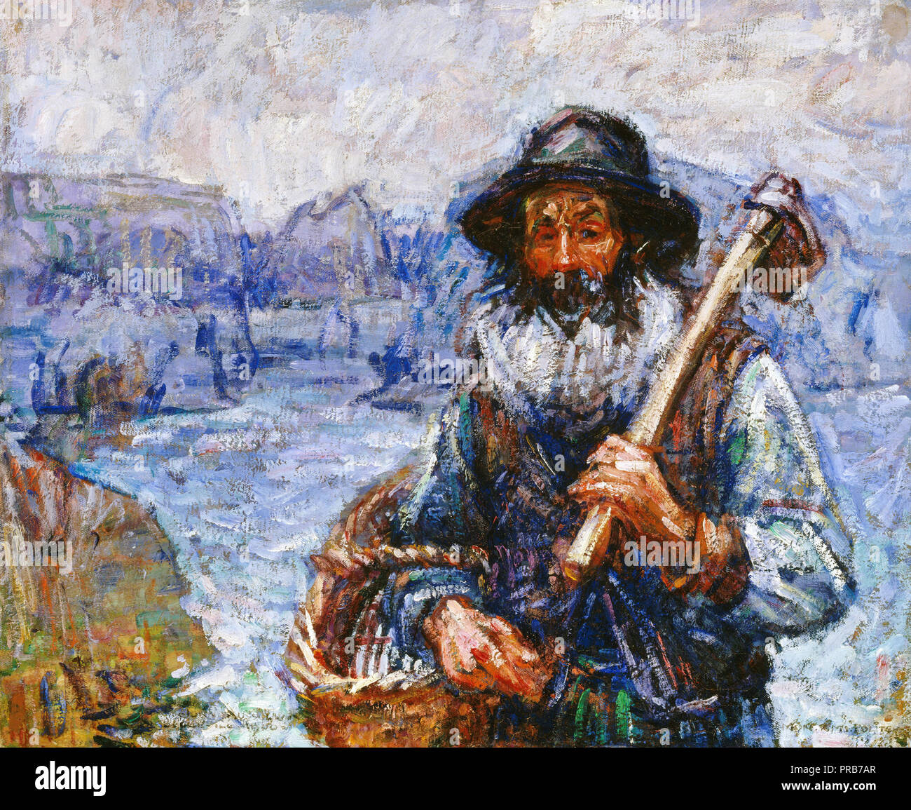 John Peter Russell, Mon Ami 'poli 1900 Huile sur toile, Galerie d'Art de Nouvelle-Galles du Sud, Australie. Banque D'Images