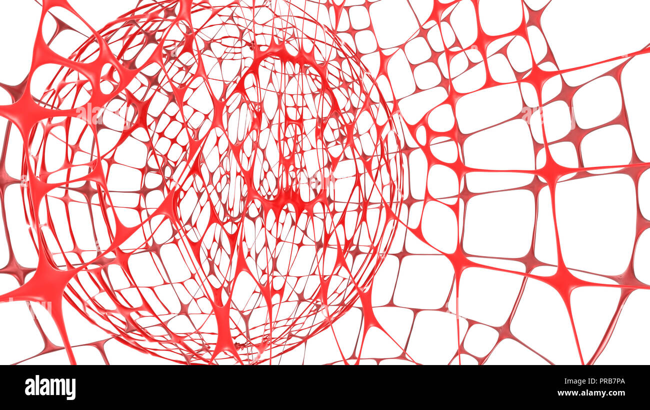 Résumé Contexte technologique. 3D render. Banque D'Images