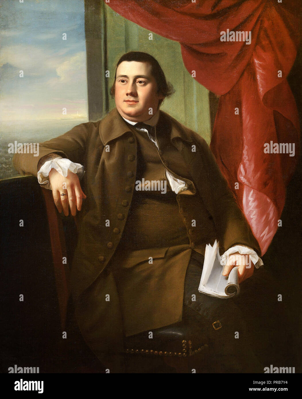 John Singleton Copley, Robert Hooper, vers 1770-1772, huile sur toile, Smithsonian American Art Museum, Washington, D.C., USA. Banque D'Images