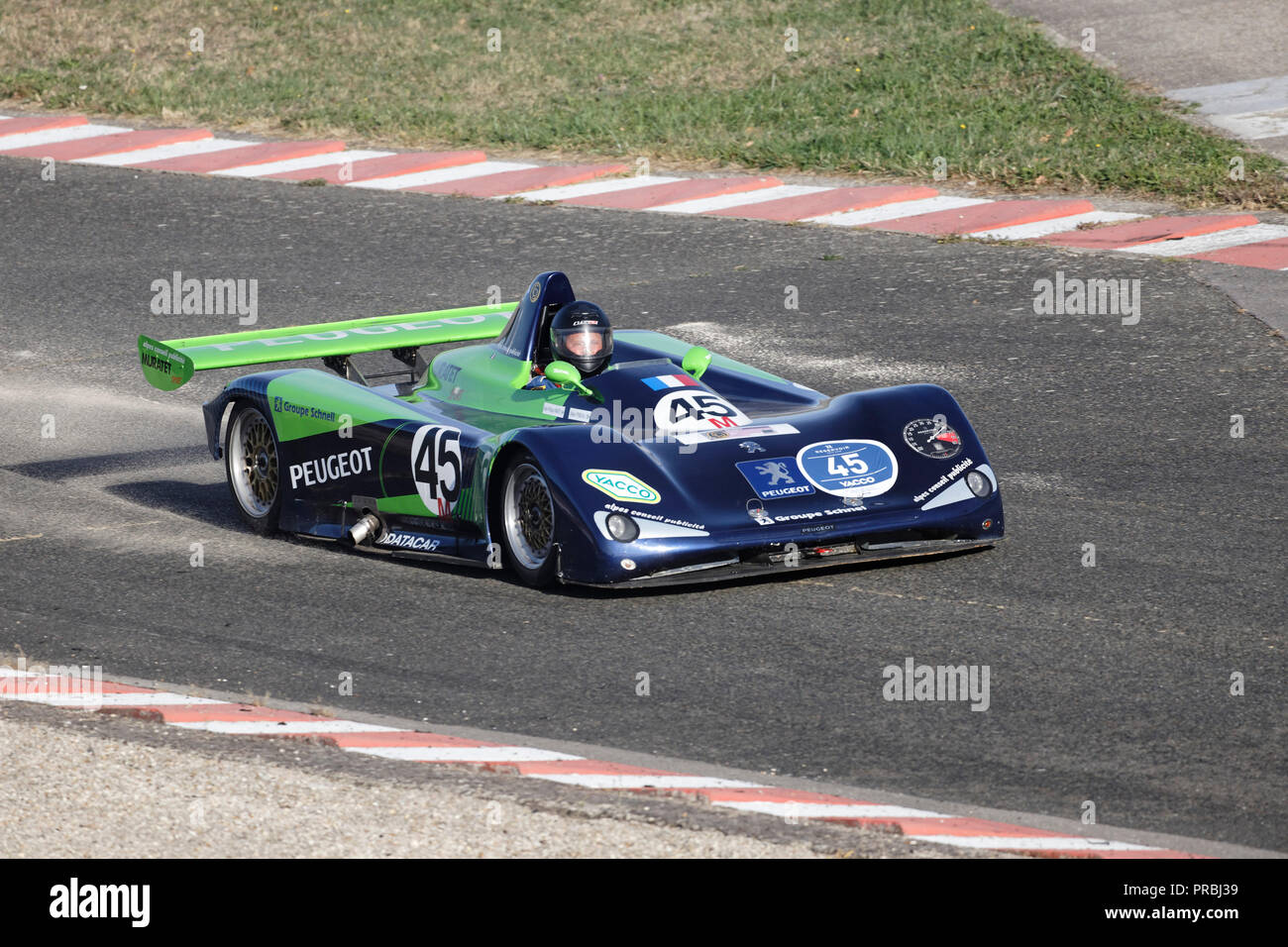 La France, de Linas-Montlhéry. Sep 29, 2018. La quatrième édition de la Grandes Heures automobiles sur le mythique circuit de Linas-Montlhéry. Banque D'Images