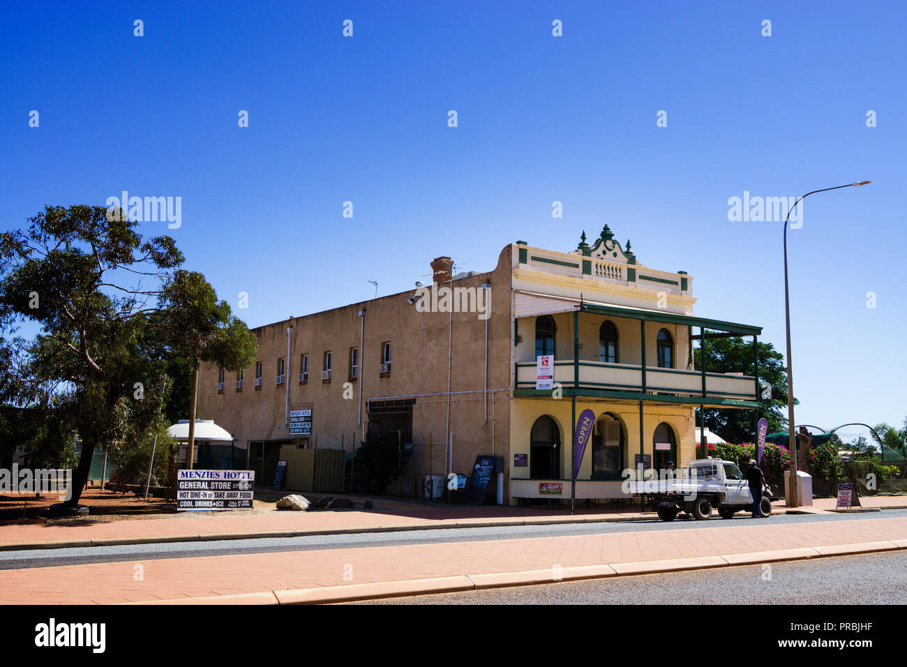 Dame historique Shenton hôtel de ville minière de Menzies l'ouest de l'Australie Banque D'Images