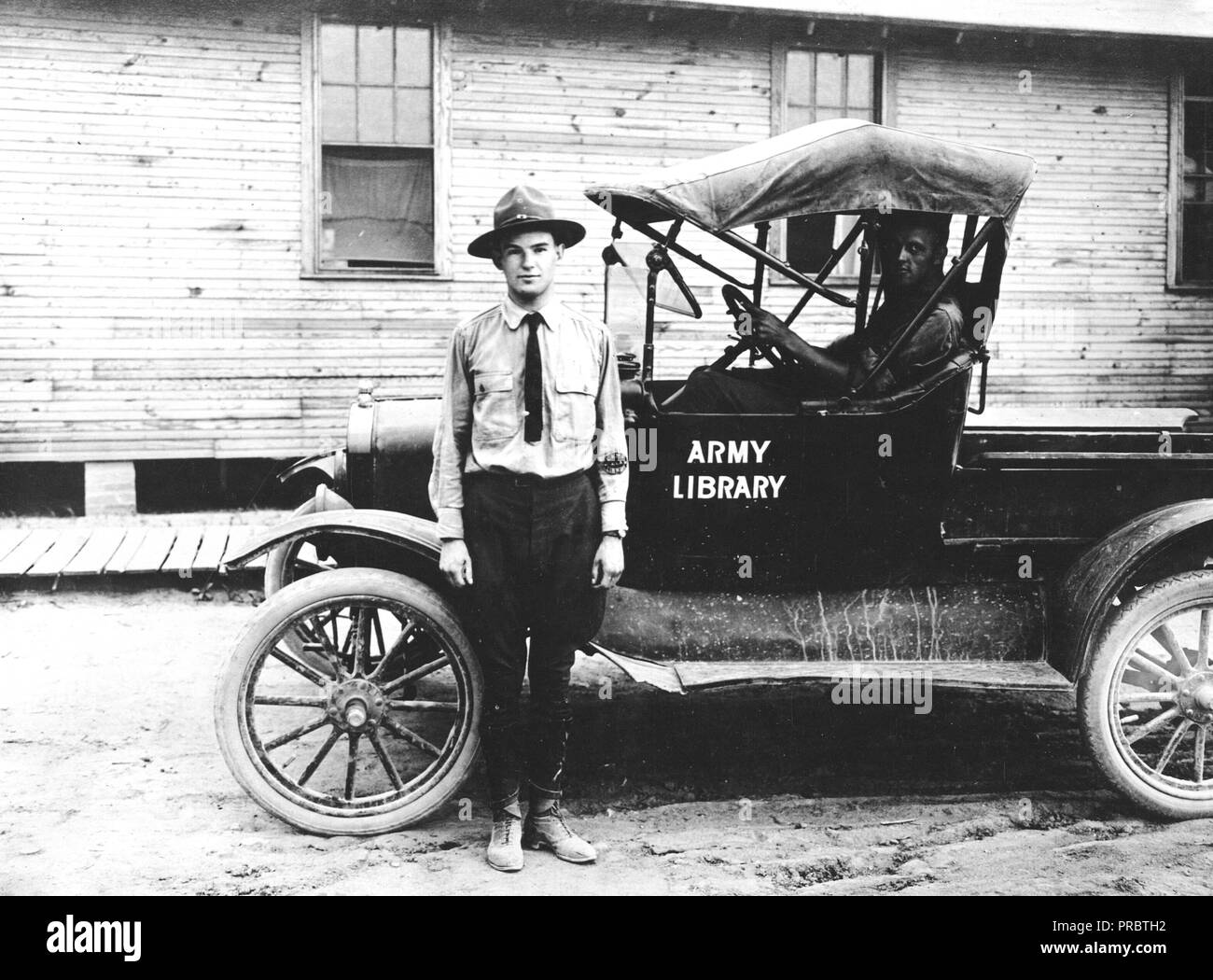 1918 ou 1919 - A.L.A. Auto. Camp McClellan, ALA Banque D'Images
