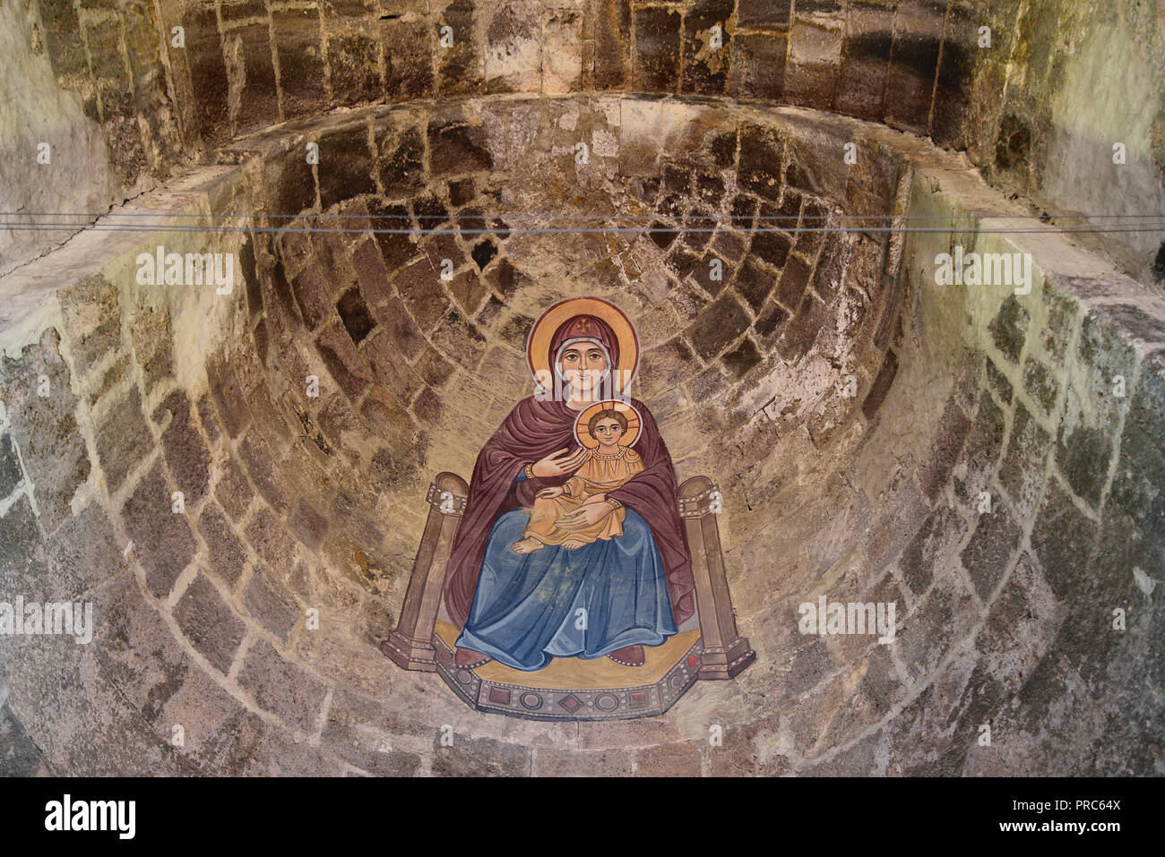 L'Arménie, l'Église Odzoun en Arménie près de Alawerdi, 6e siècle Banque D'Images