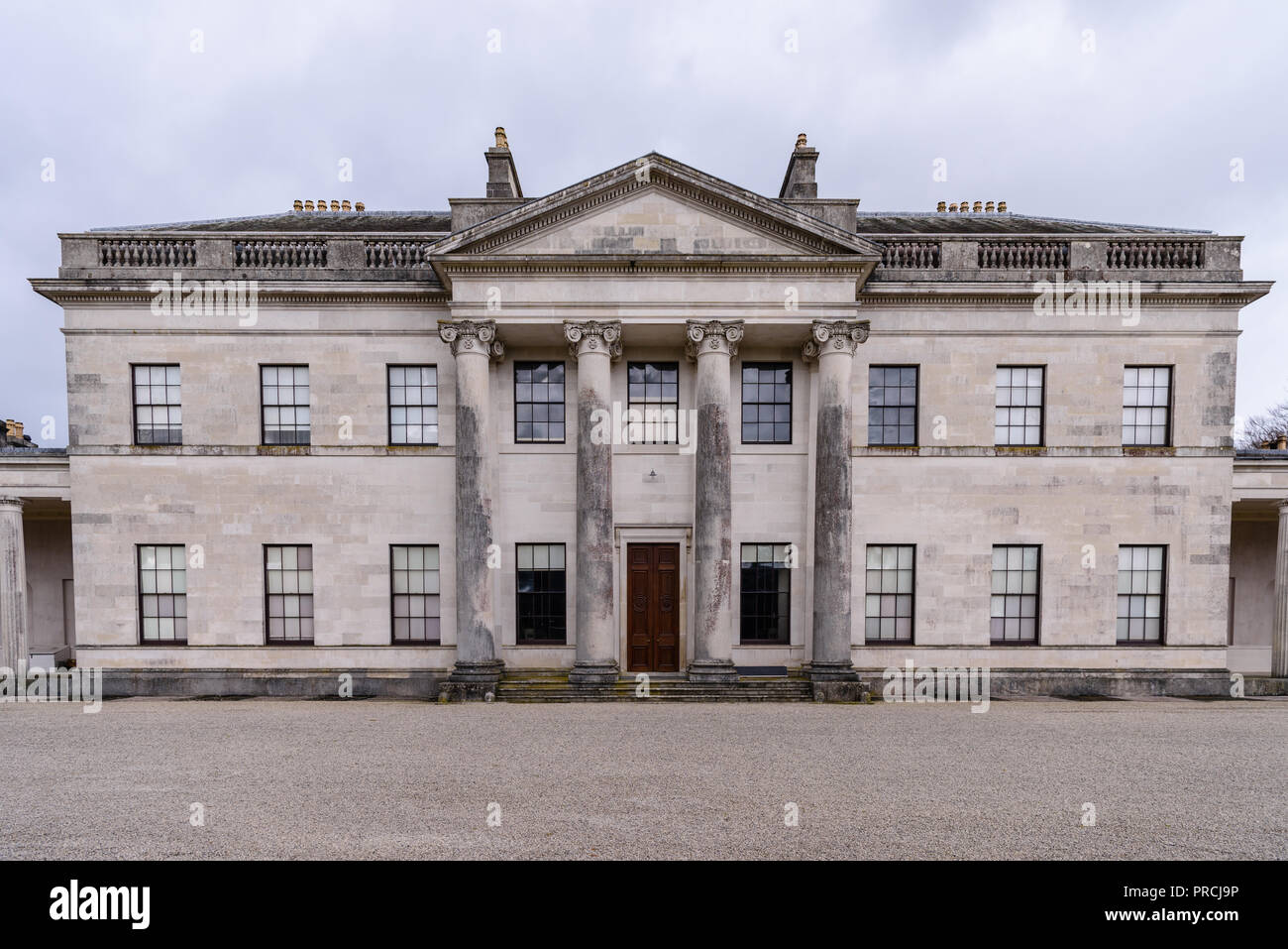 Castle Coole stately home, Enniskillen, mon appartenant au National Trust. Banque D'Images