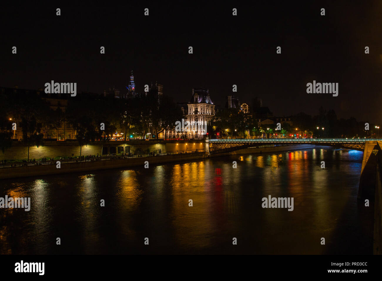 Une vue de la ville de Paris. Banque D'Images Une vue de la ville de Paris. Banque D'Images