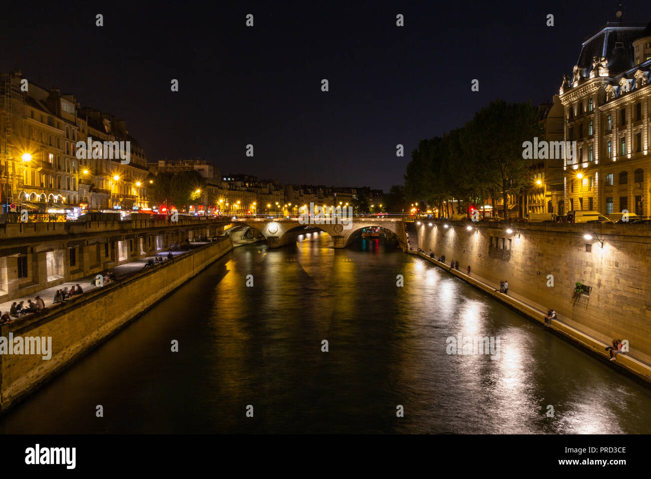 Une vue de la ville de Paris. Banque D'Images Une vue de la ville de Paris. Banque D'Images