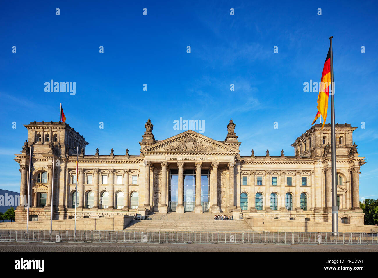L'Europe, l'Allemagne, Brandebourg, Berlin, le Reichstag bâtiment gouvernemental Banque D'Images